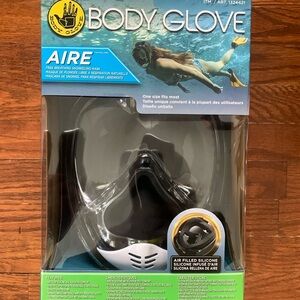 NWT Body Glove Aire Free Breathing Snorkel Mask One Size Fits All